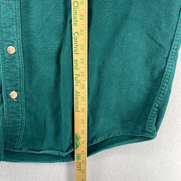 AMERICAN LEGEND OUTFITTERS Shirt Mens XL Chamois Flannel Work Cotton Green - Picture 13 of 14
